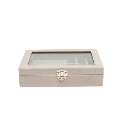 Aesthetic Light Weight Jewelry Box With Transparent See Through