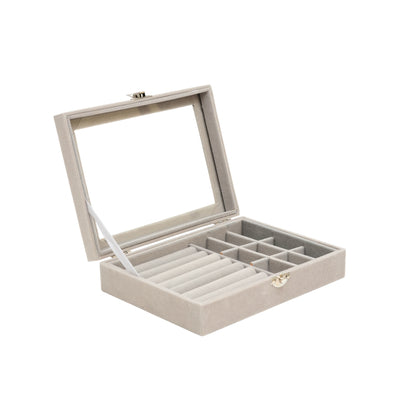 Aesthetic Light Weight Jewelry Box With Transparent See Through