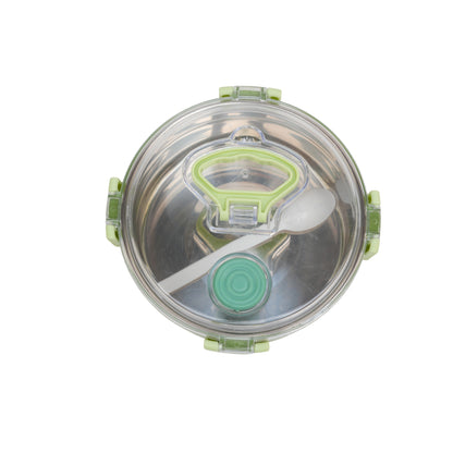 Circular air tight lunch box
