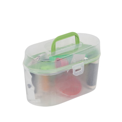 Portable Sewing Kit Box – Multi-Color Threads & Tools Set