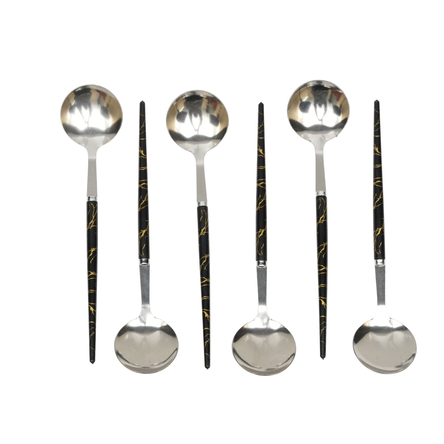Modern & Luxury Spoon With Resin Work (Pack of 6)