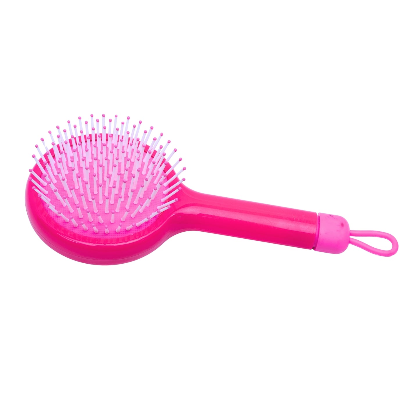 Round detangling comb