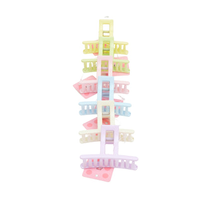 Fashionable Daily Use clutcher & Clips For Girls ( set of 6 )