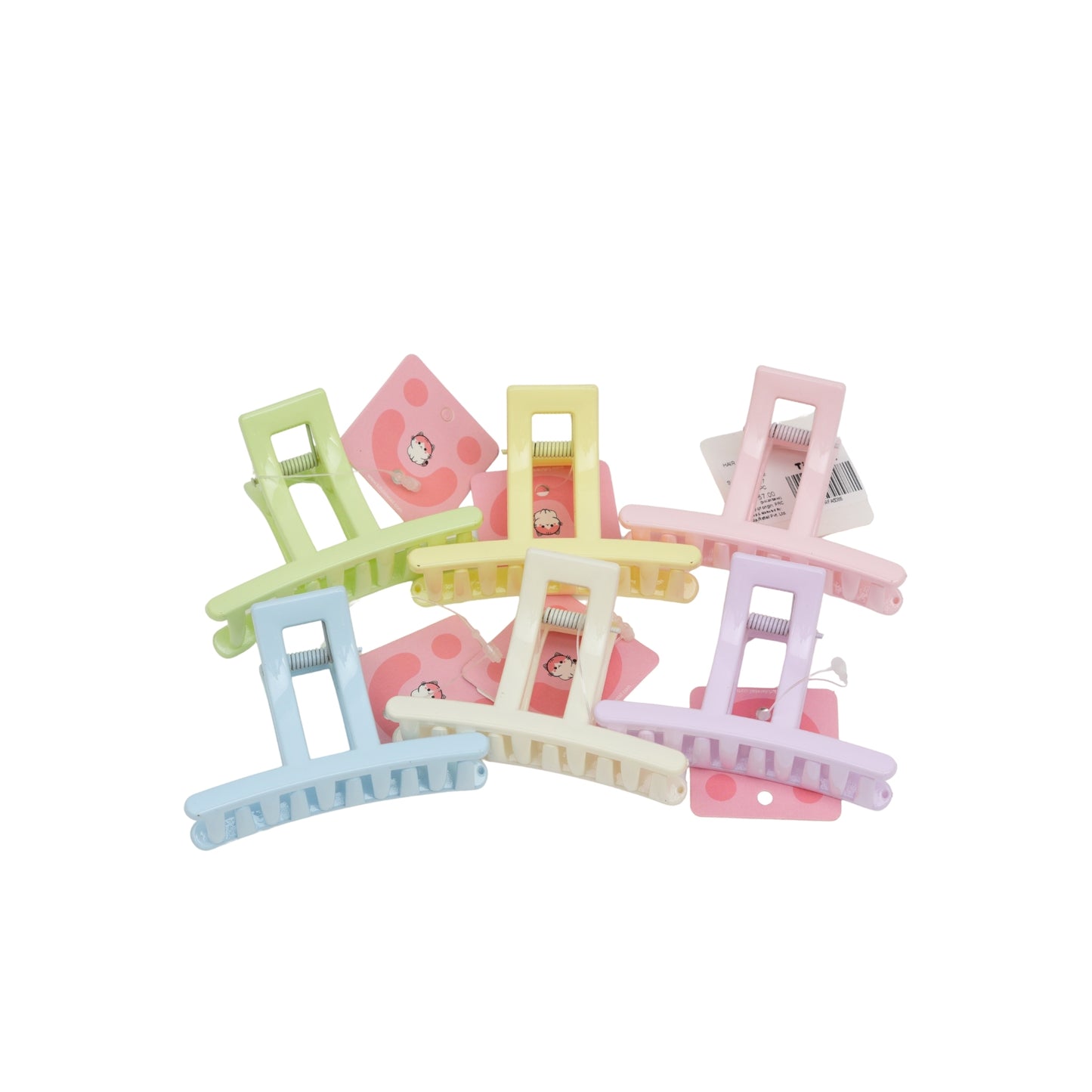 Fashionable Daily Use clutcher & Clips For Girls ( set of 6 )