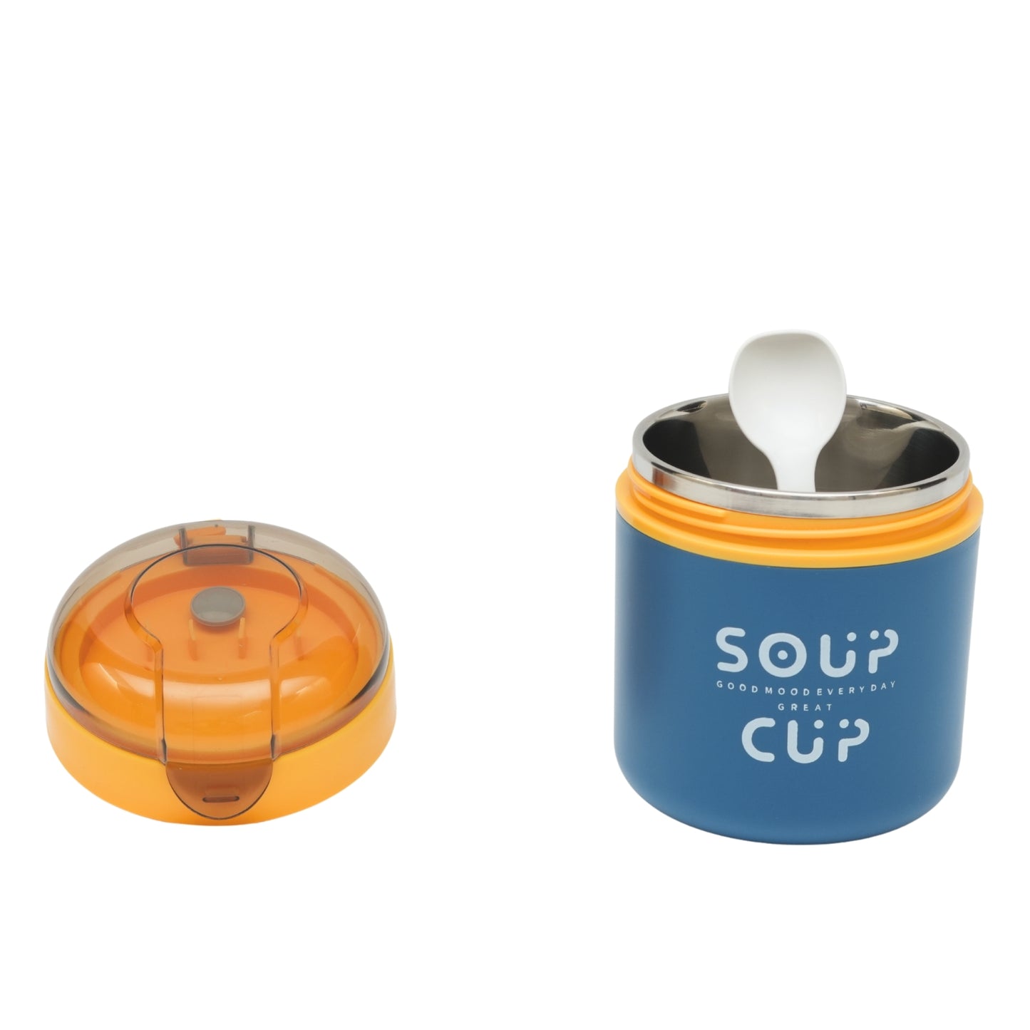 Insulated soup cup stainless steel soup cup with spoon