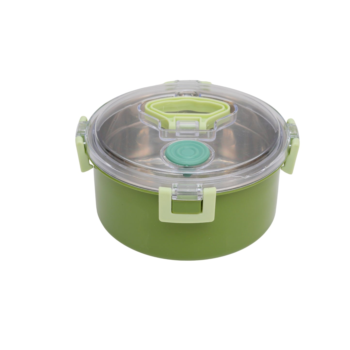 Circular air tight lunch box