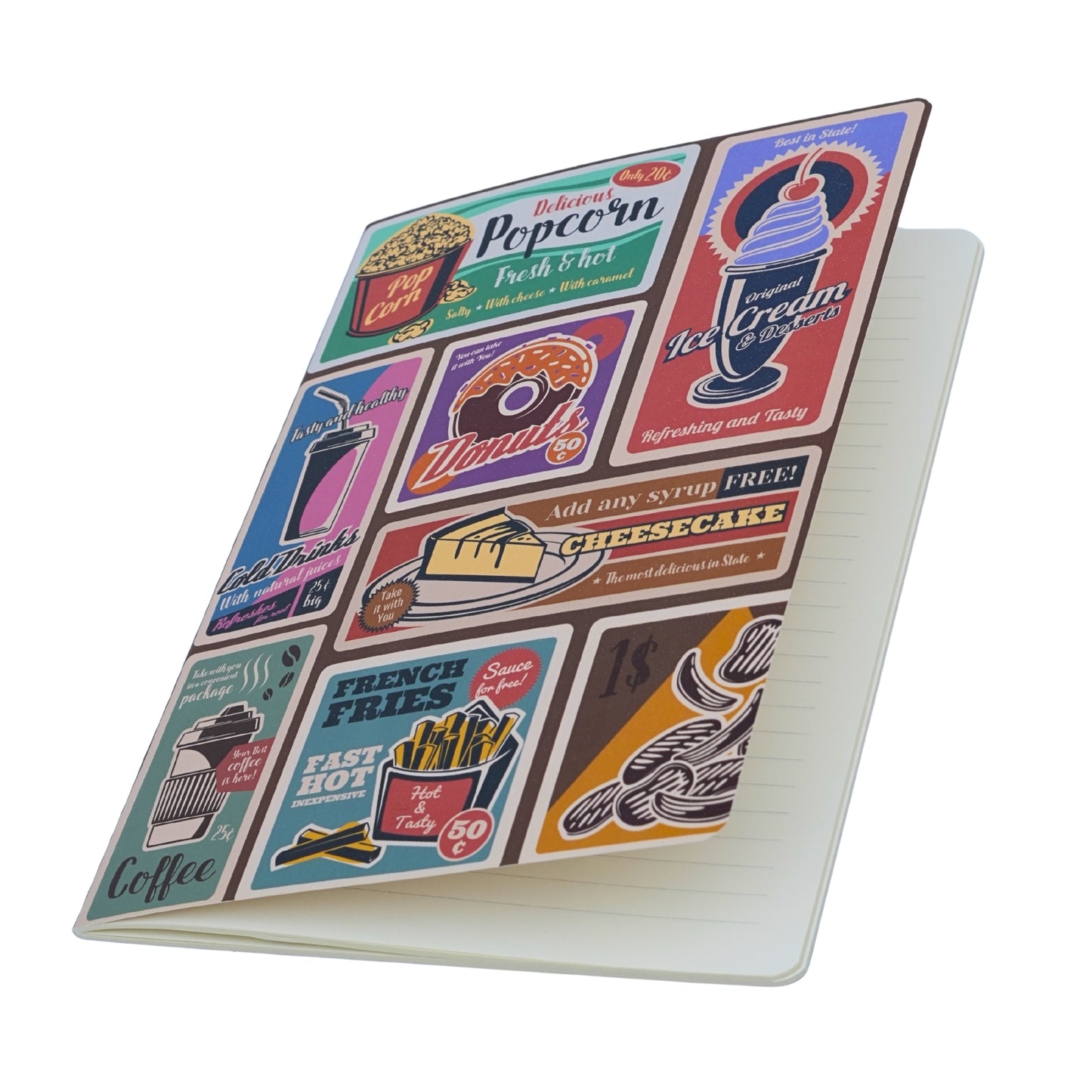 Postcard style notebook for creatives