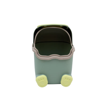 mini cartoon desktop trash can