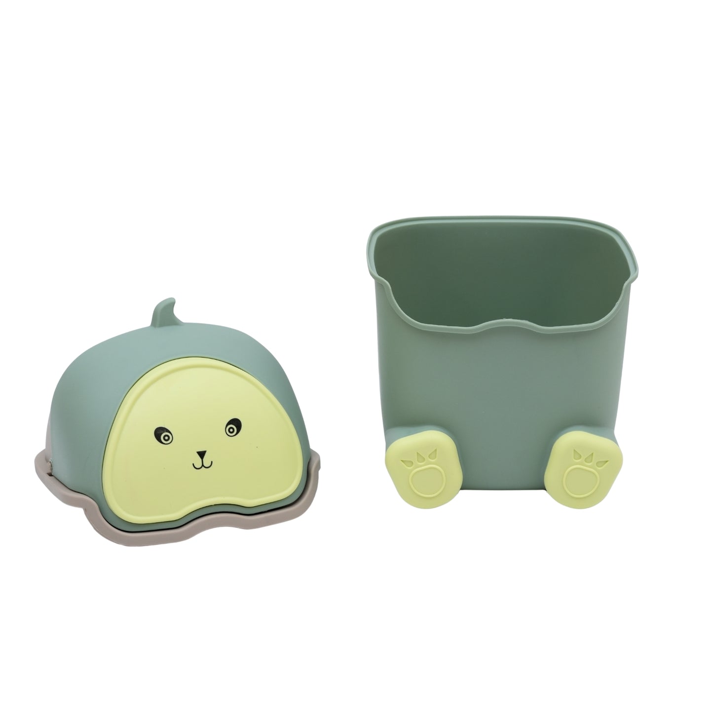 mini cartoon desktop trash can