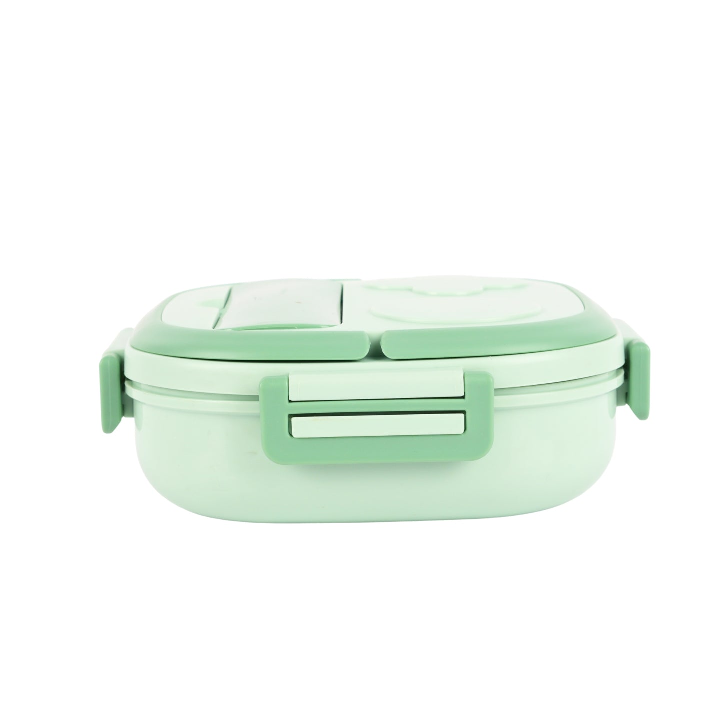 Steel Compartment Lunch Box With Handle