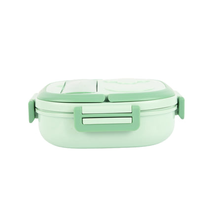 Steel Compartment Lunch Box With Handle