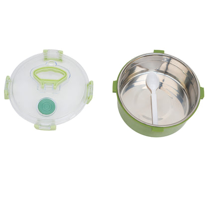 Circular air tight lunch box
