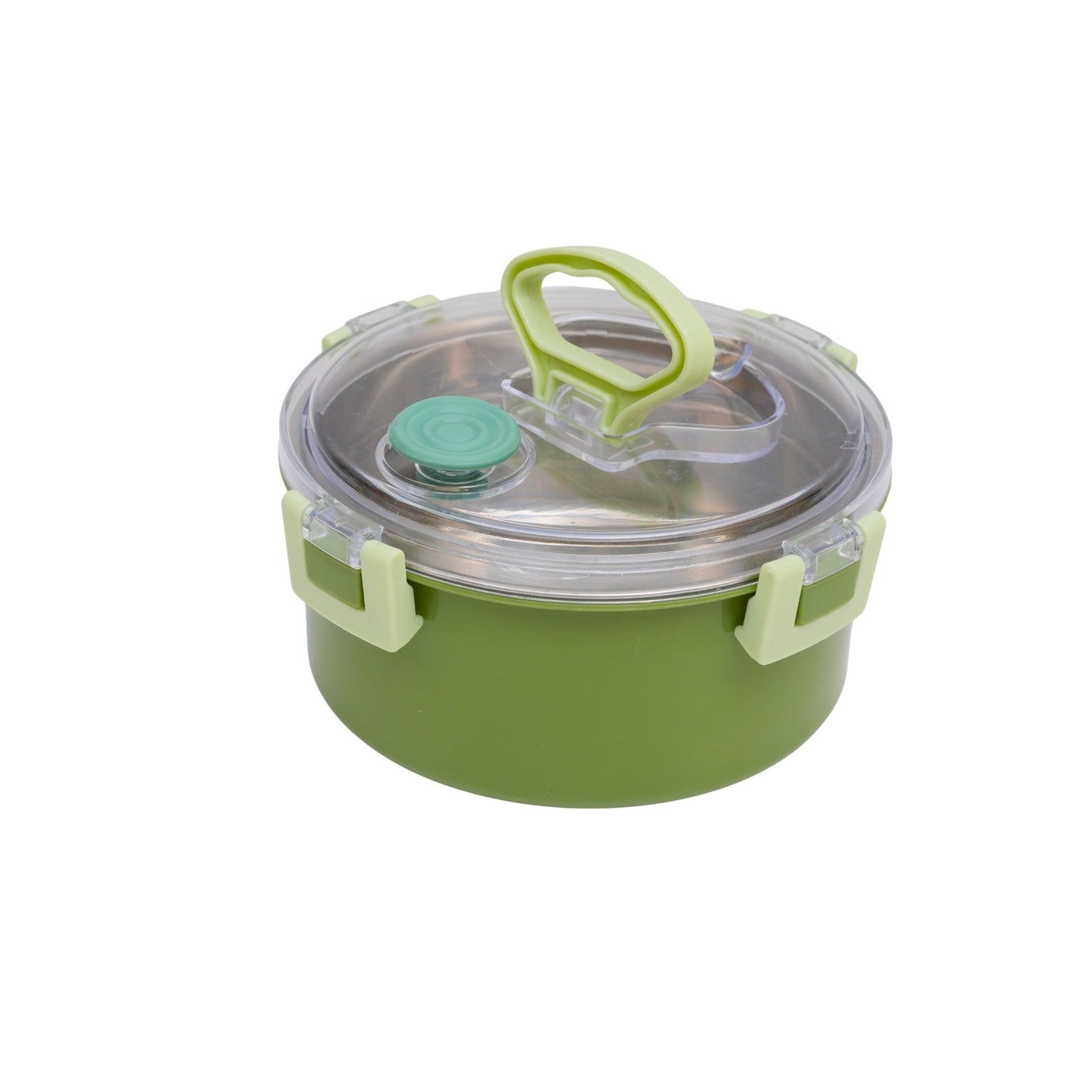 Circular air tight lunch box