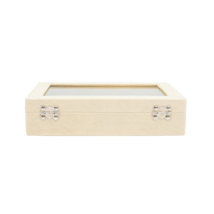 Aesthetic Light Weight Jewelry Box With Transparent See Through