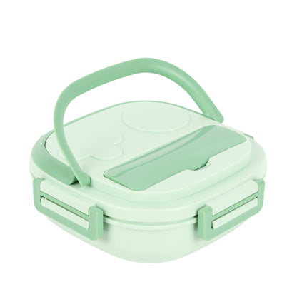 Steel Compartment Lunch Box With Handle