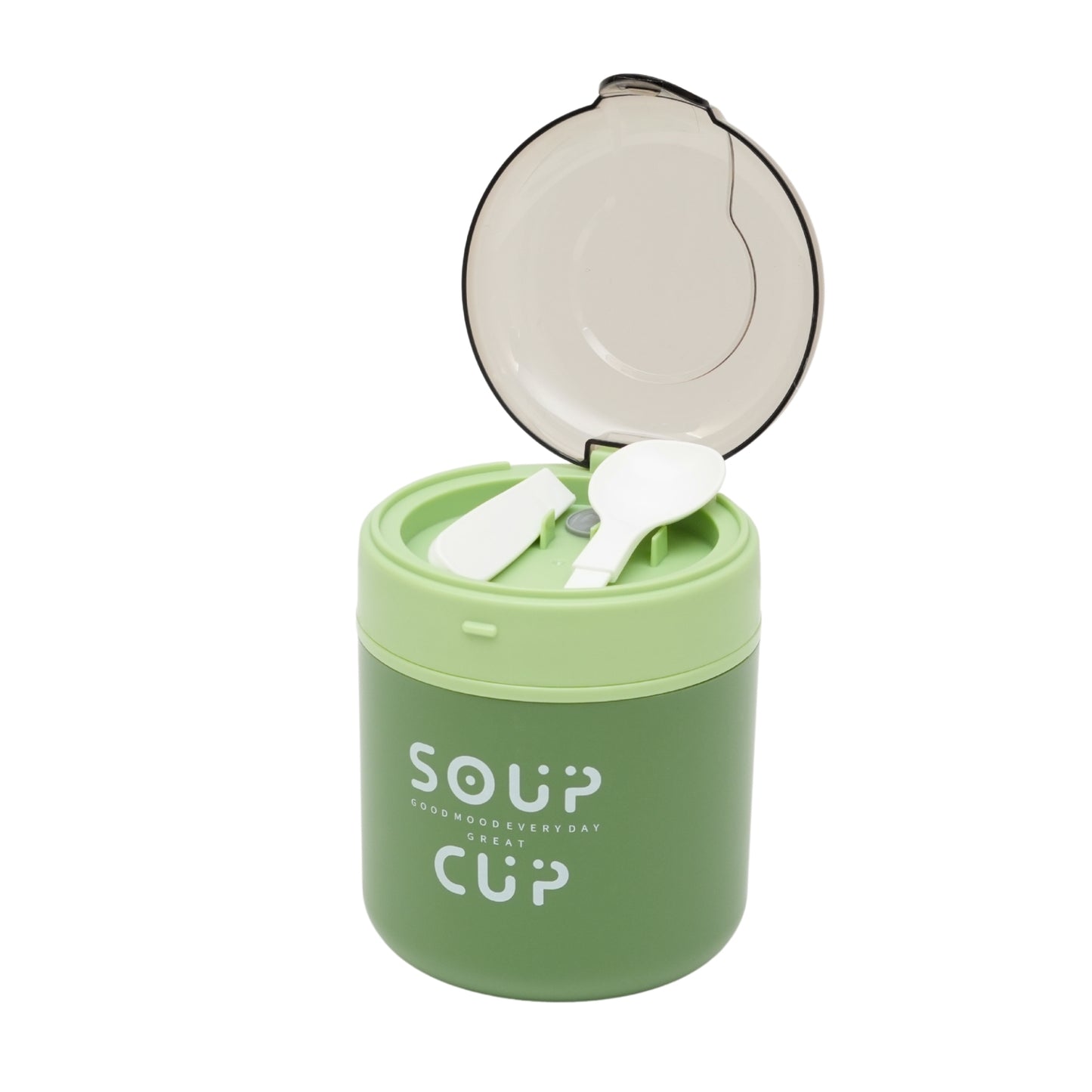 Insulated soup cup stainless steel soup cup with spoon
