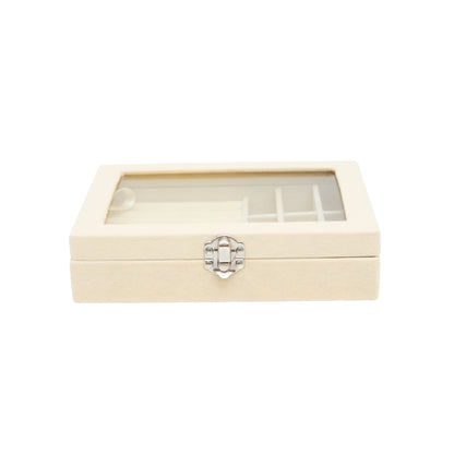 Aesthetic Light Weight Jewelry Box With Transparent See Through