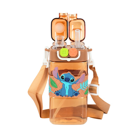 Anti leak kids cartoon school water bottle