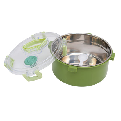 Circular air tight lunch box