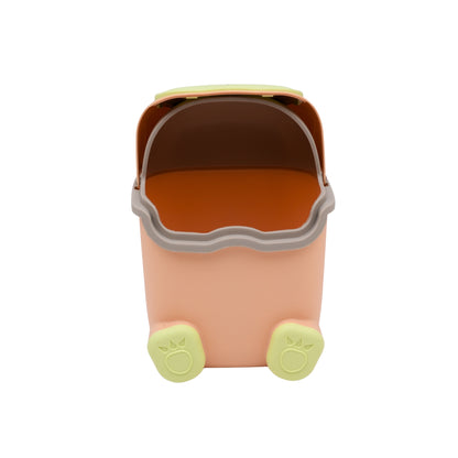 mini cartoon desktop trash can