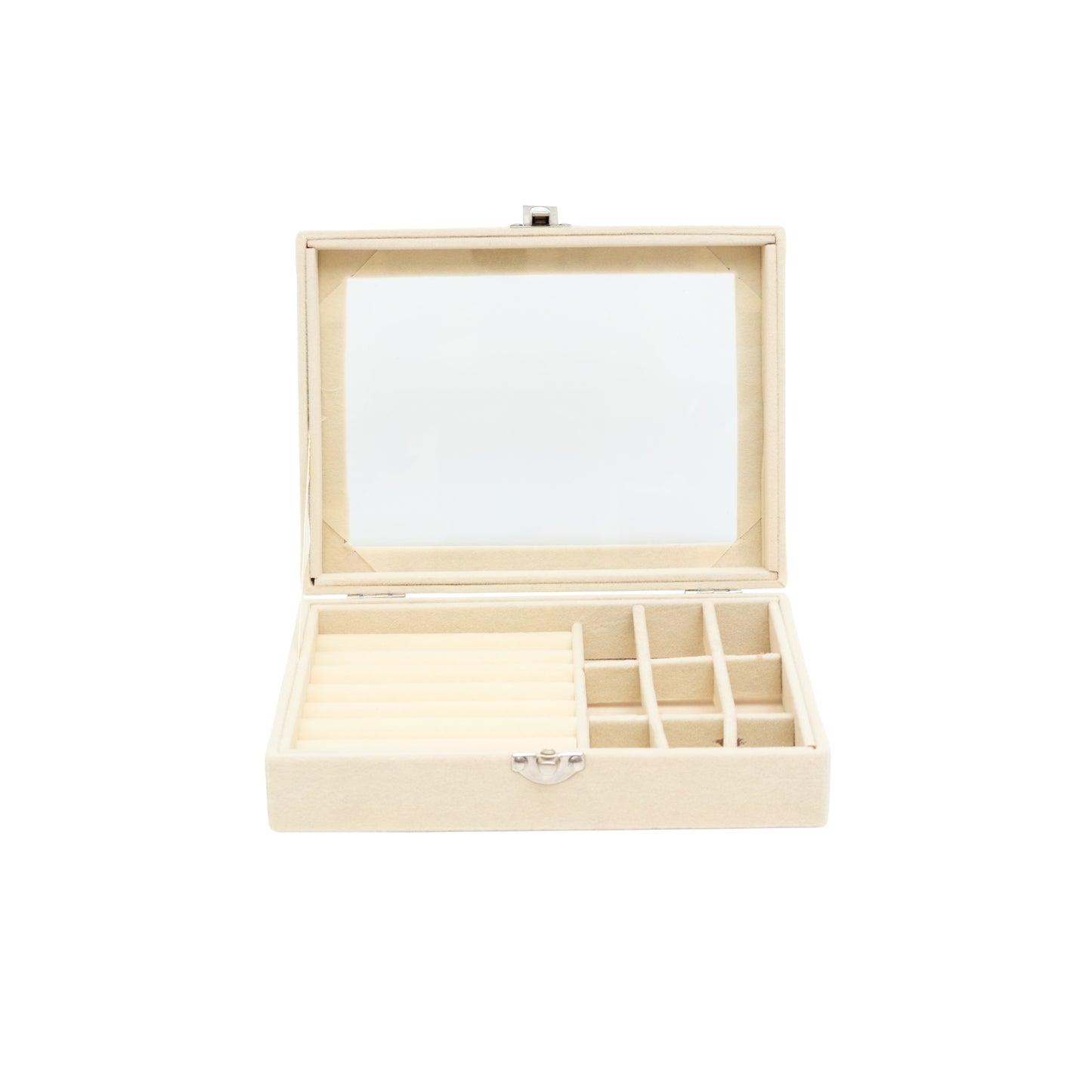 Aesthetic Light Weight Jewelry Box With Transparent See Through