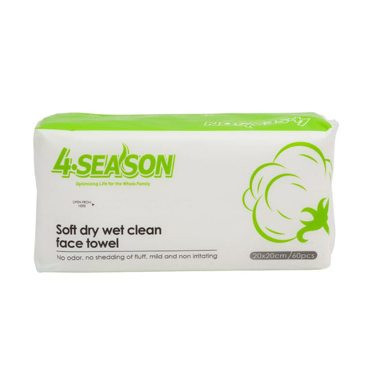 Soft dry wet clean face towel  60pcs