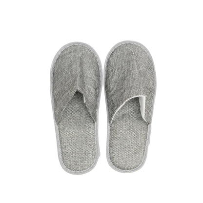 Breathable Open-Toe Indoor Spa Slippers