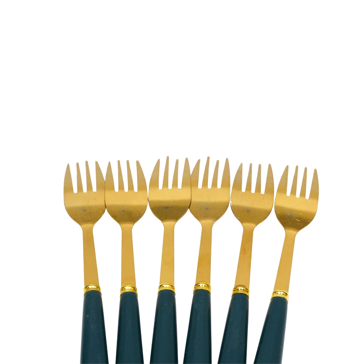 Ultra Luxurious Fork With Resin Work (Pack of 6)