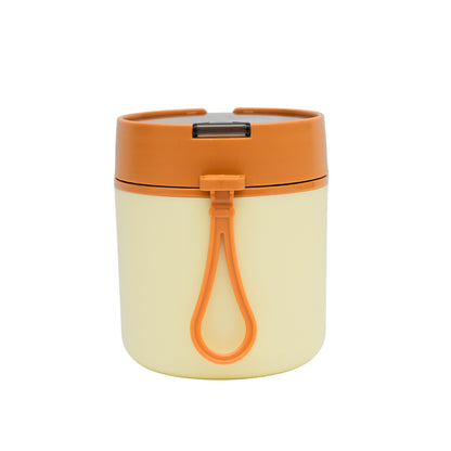 Beige & Brown Combination Soup Cup For Kids