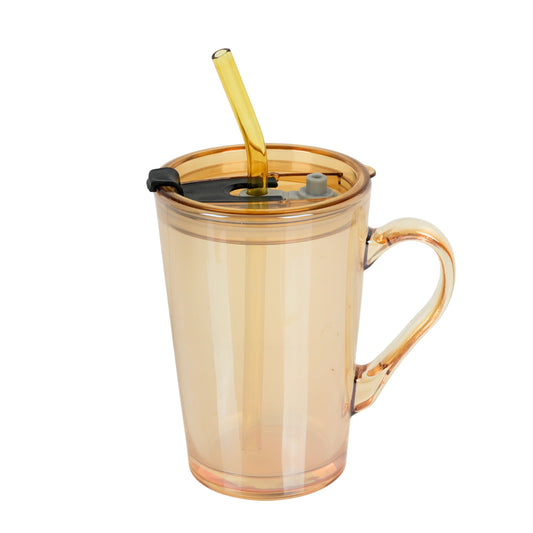 Round wave looked coffee glass mug