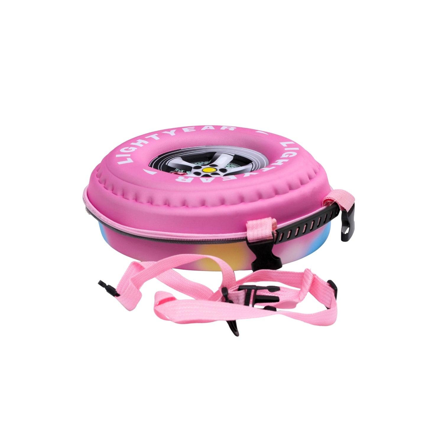 Pink Fancy Bag Wheel Design for Girls