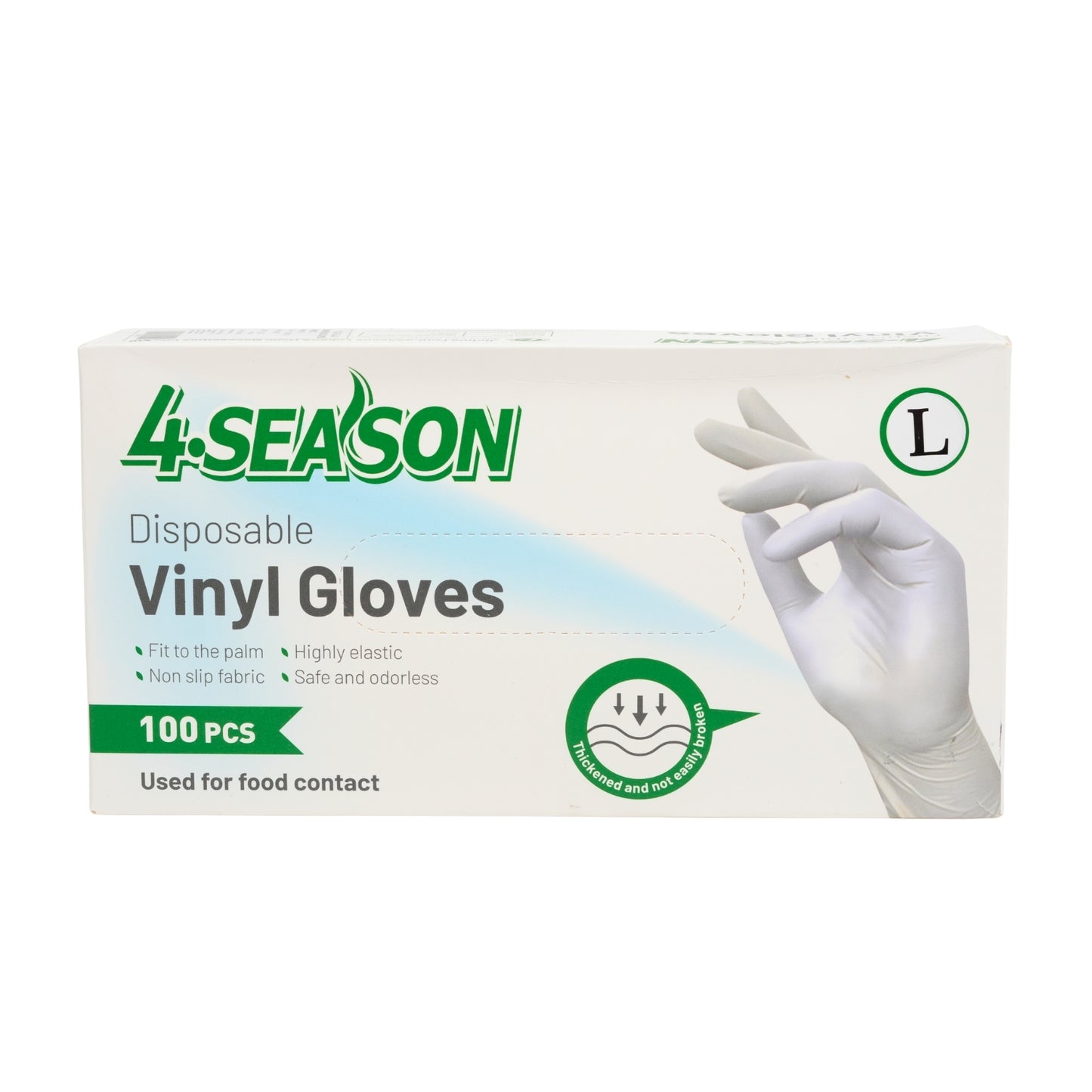Disposable gloves in large size