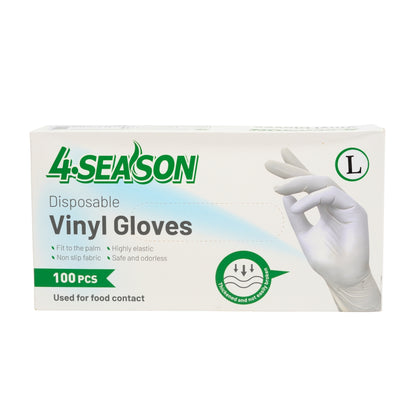 Disposable gloves in large size