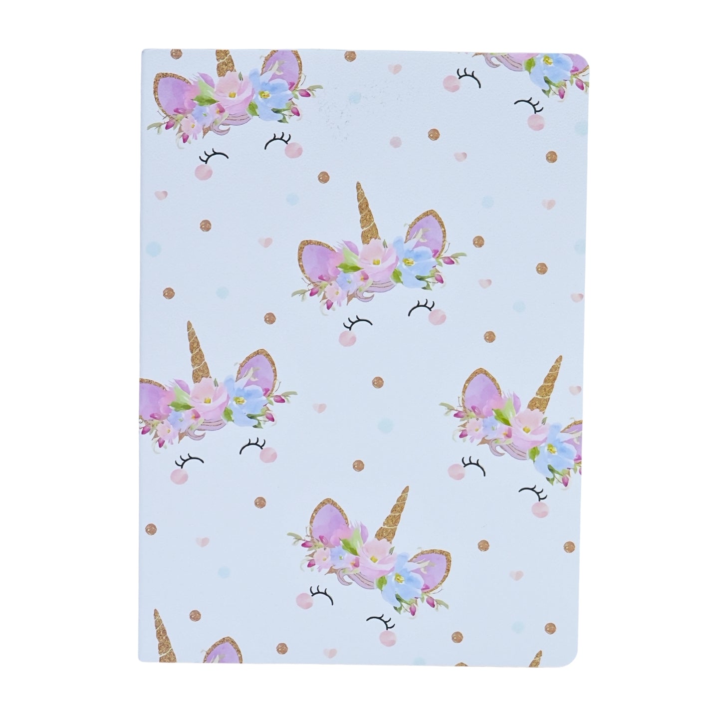 Cute girl aesthetic stars and rainbow style notebooks