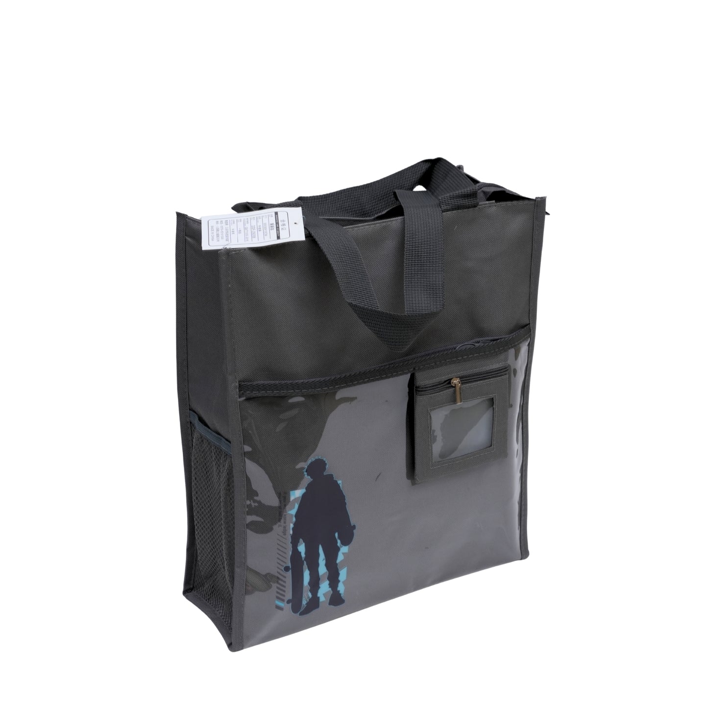Grey unisex aesthetic tote bag
