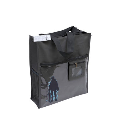 Grey unisex aesthetic tote bag