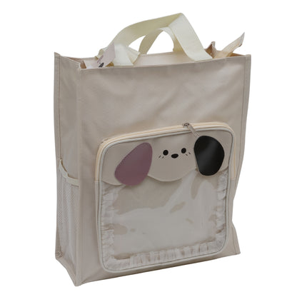 Dog Printed Casual Tote Bag