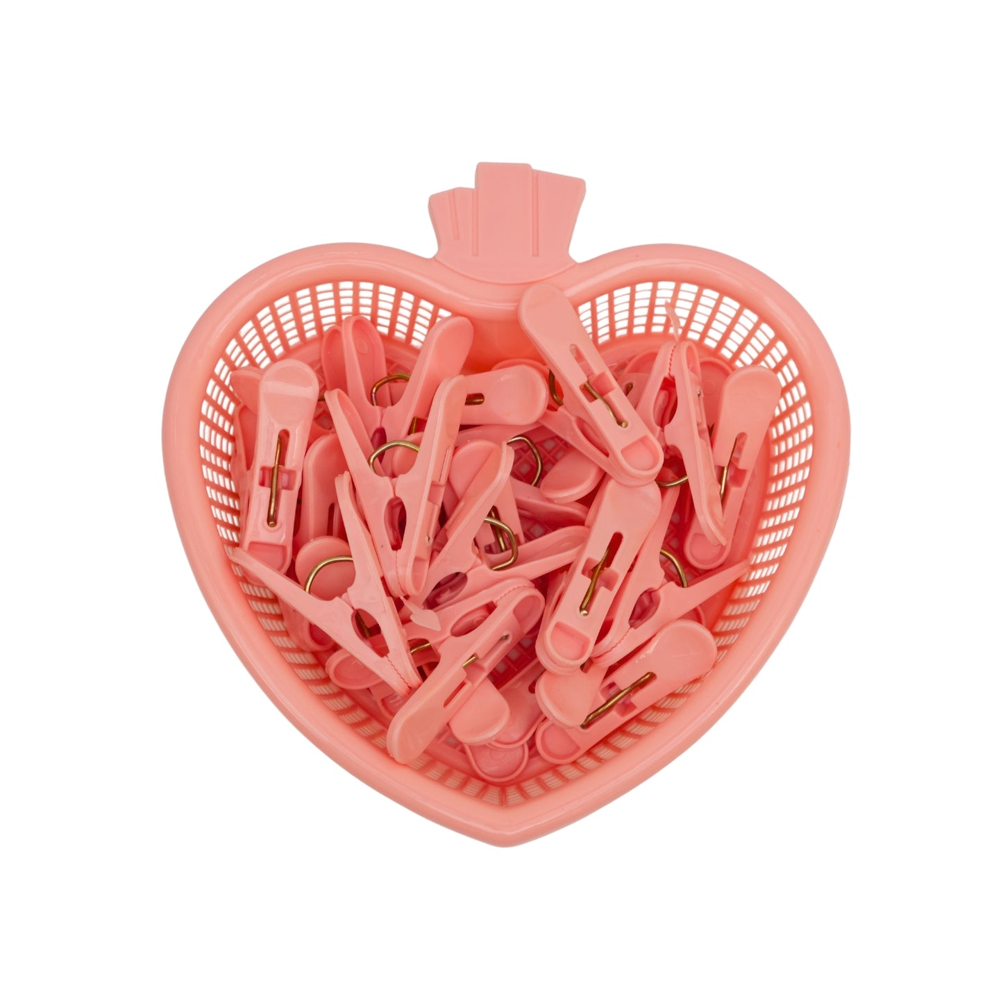 Heart basket cloth clips