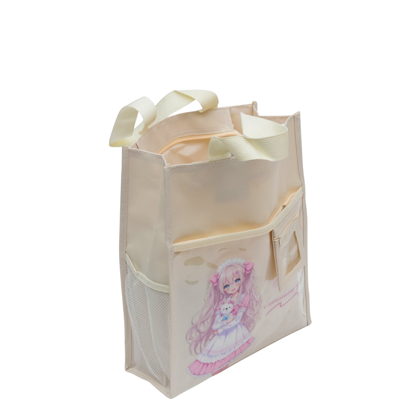 Off White aesthetic tote bag for girls