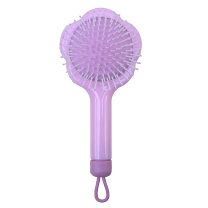 Round detangling comb