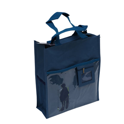 Blue unisex aesthetic tote bag for girls