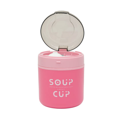 Insulated soup cup stainless steel soup cup with spoon