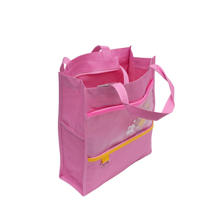 Cute Doll with Rabbit Printed Tote Bag