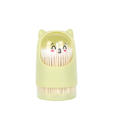 Cotton swabs with organizer