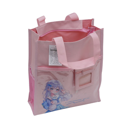 Pink aesthetic tote bag unisex style