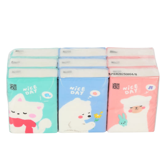Facial tissue (pack of 9)