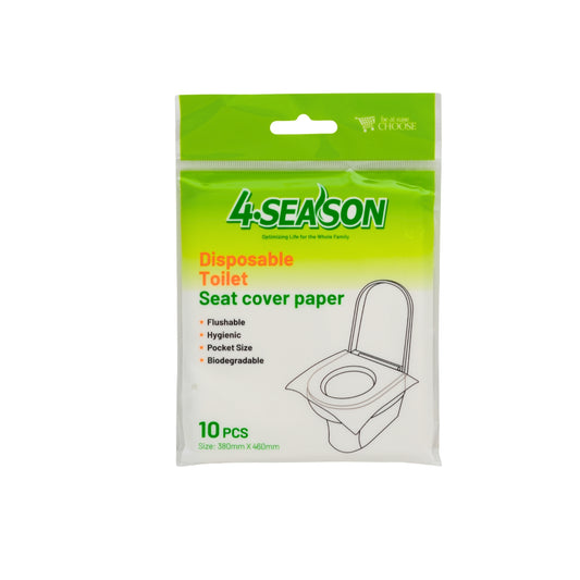 Disposable toilet seat cover paper
