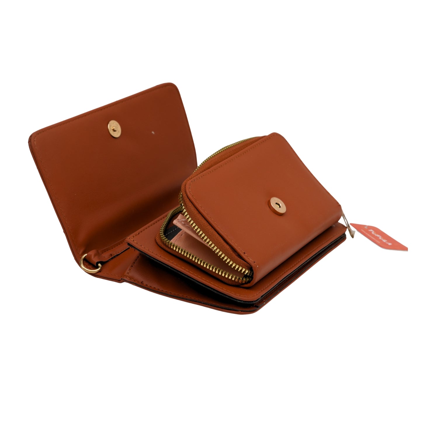 Women's Tan Bifold Wallet