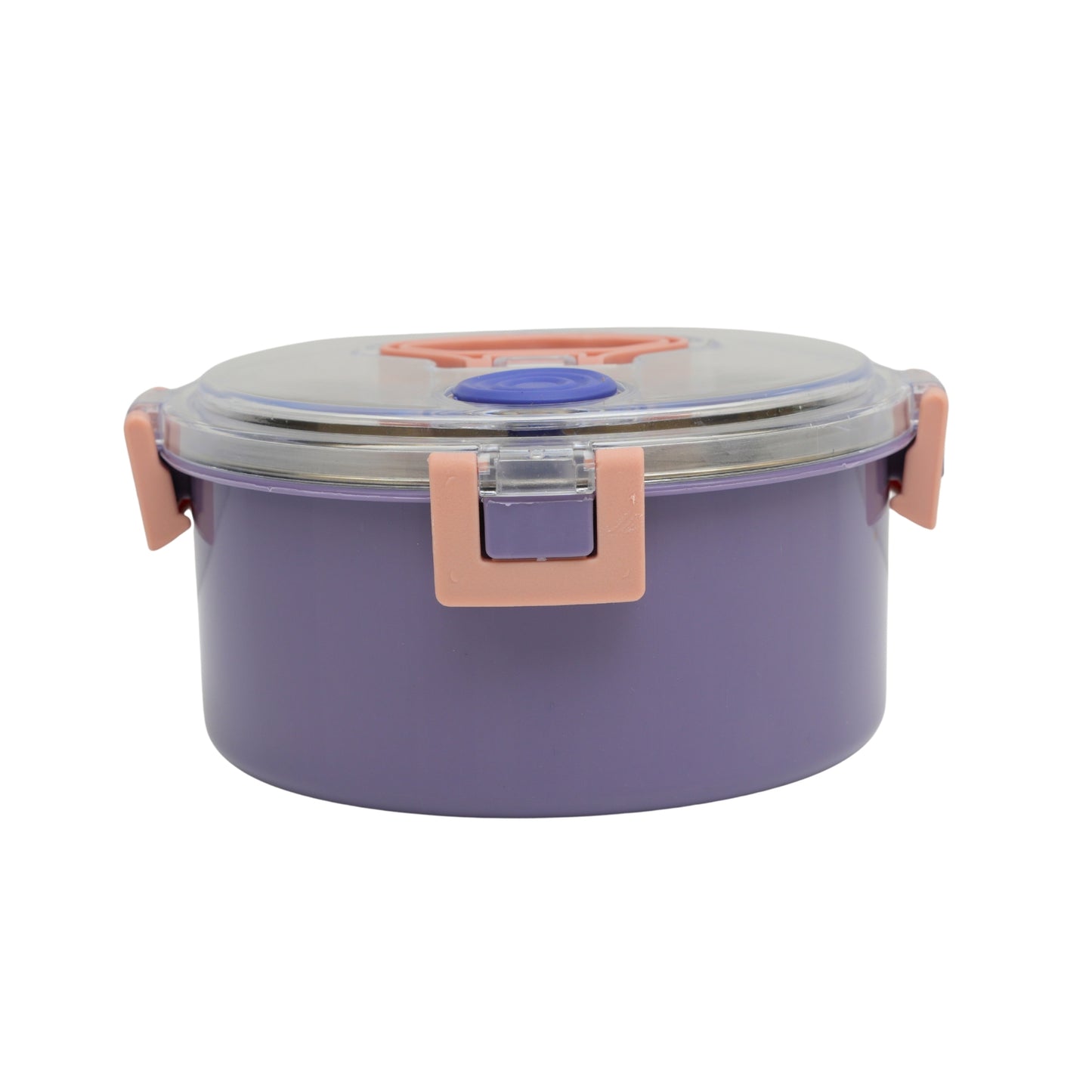 Circular air tight lunch box