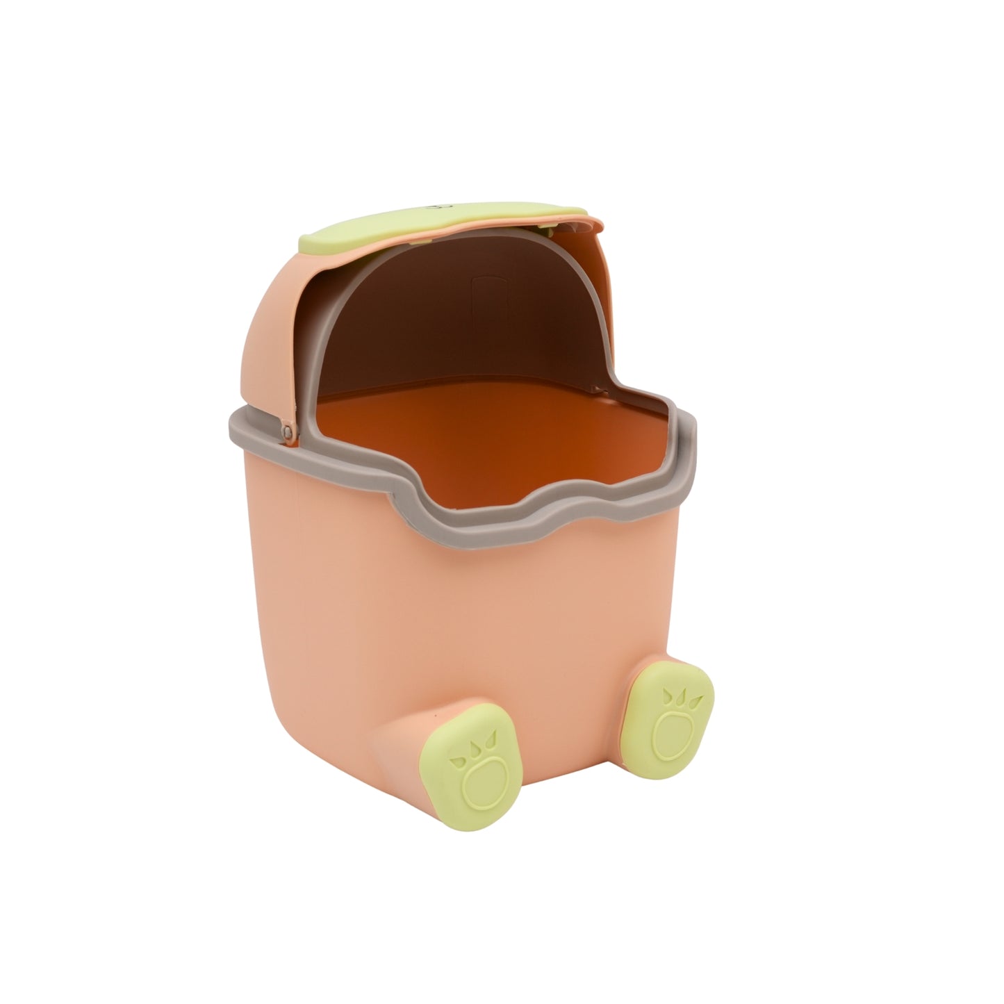 mini cartoon desktop trash can